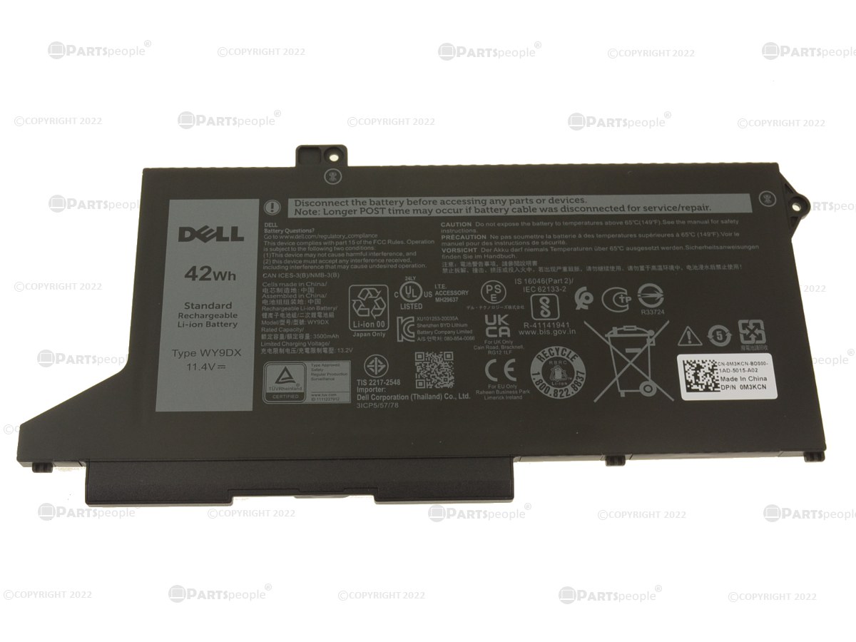 New Dell OEM Original Latitude 5420 5520 Battery WY9DX